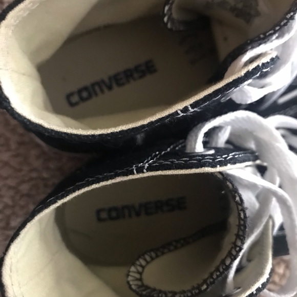 SOLD Chuck Taylor All Star Classic Black High Top Converse Sneakers 6 Like NEW - Picture 4 of 7